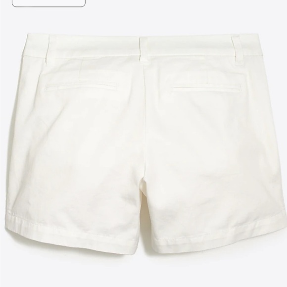 J Crew Factory 5" classic chino short in White size 10 NWOT H1453 - Picture 5 of 11